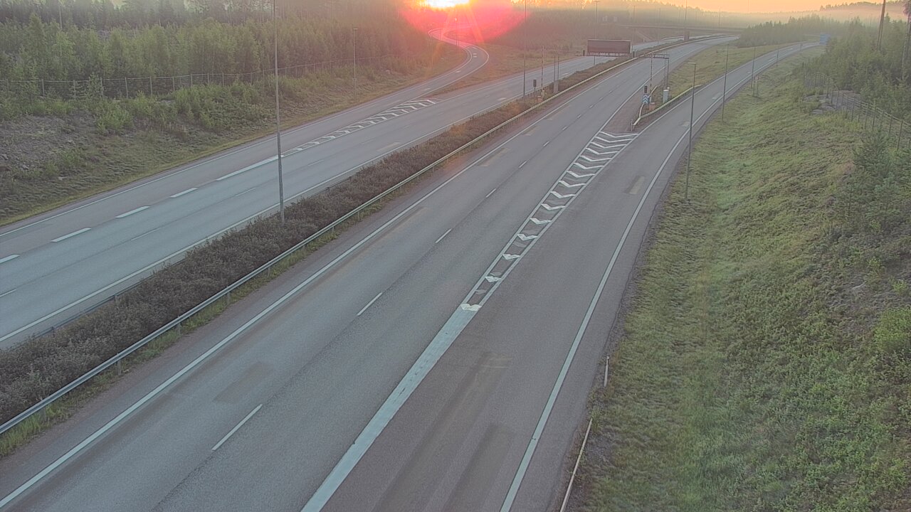 Weather Camera Image Road 7 Loviisa, Markkinamäki west, Loviisa, Uusimaa
