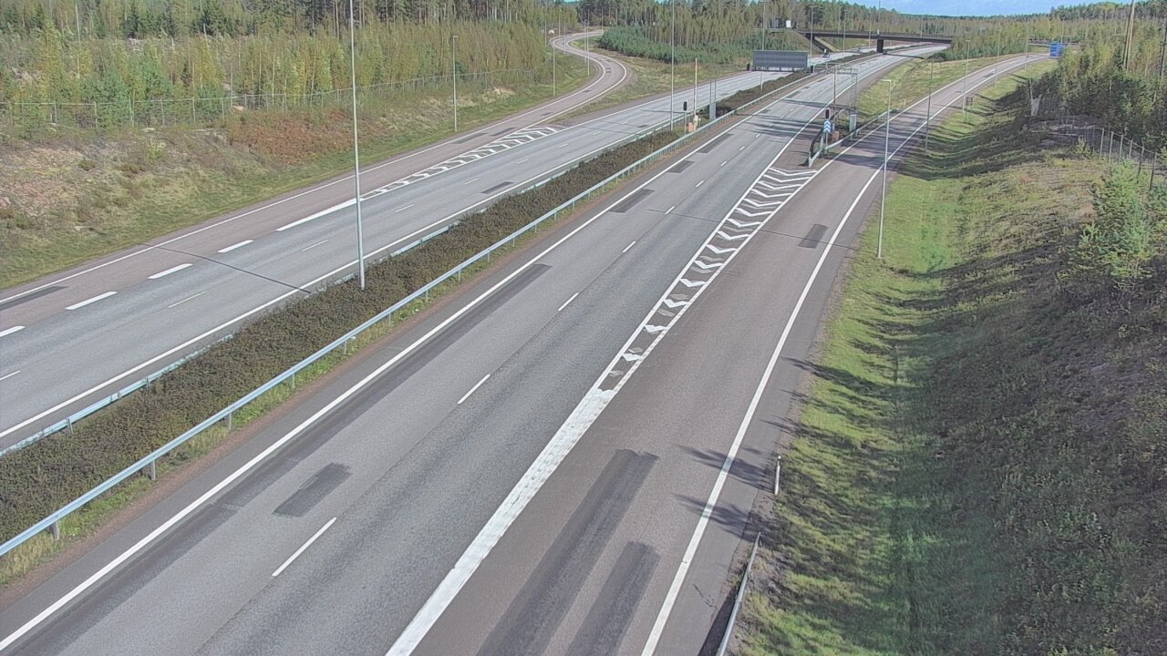 Weather Camera Image Väg 7 Lovisa, Marnadsbacken väst, Loviisa, Uusimaa
