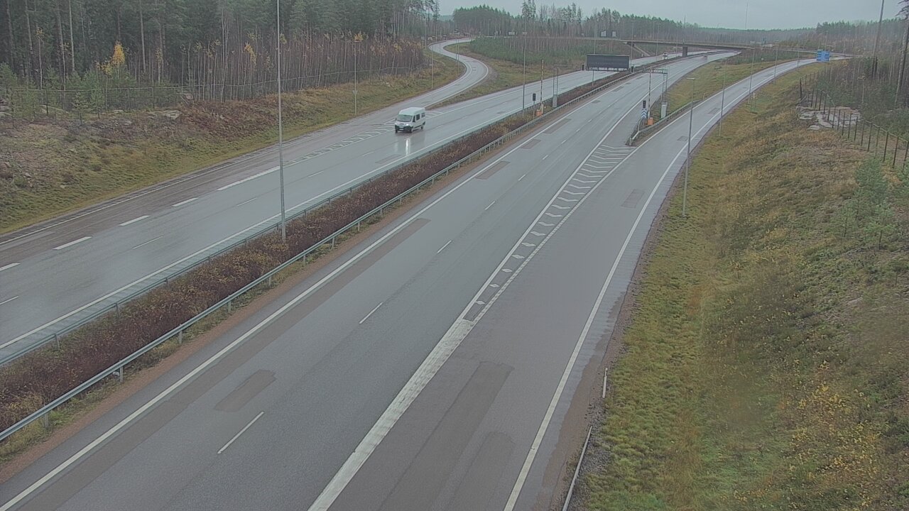 Weather Camera Image Väg 7 Lovisa, Marnadsbacken väst, Loviisa, Uusimaa