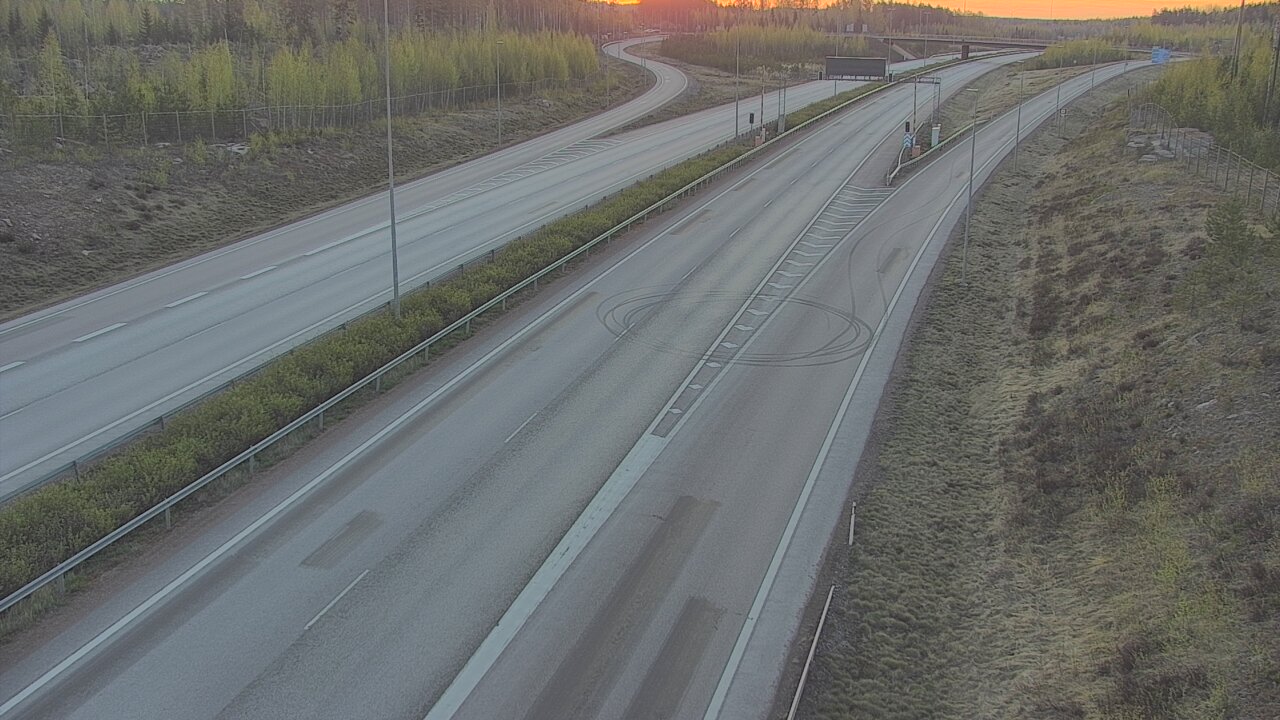 Weather Camera Image Väg 7 Lovisa, Marnadsbacken väst, Loviisa, Uusimaa