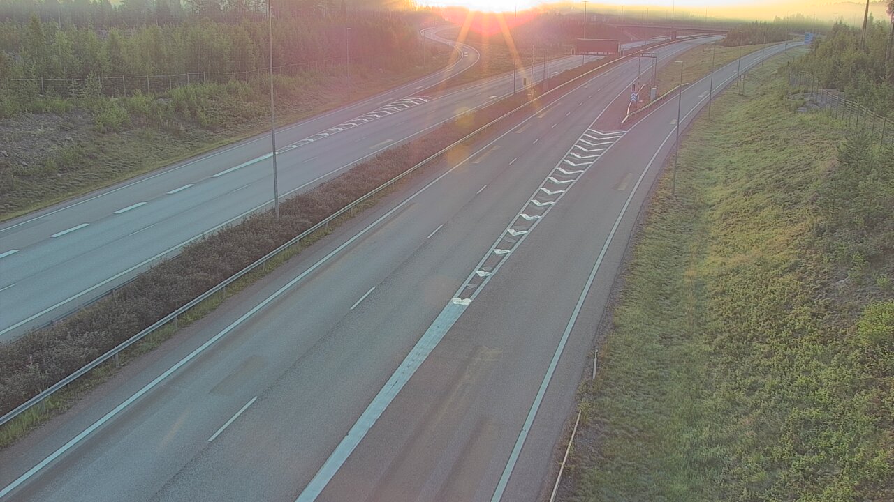 Weather Camera Image Road 7 Loviisa, Markkinamäki west, Loviisa, Uusimaa