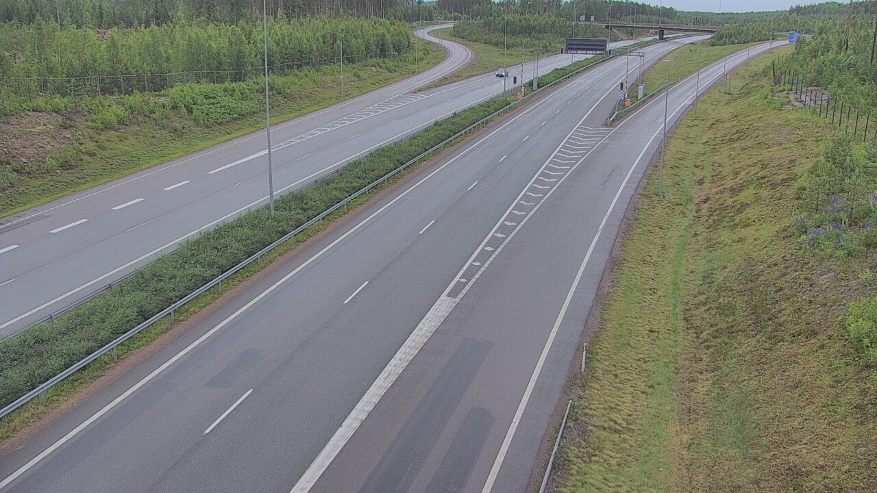 Weather Camera Image Väg 7 Lovisa, Marnadsbacken väst, Loviisa, Uusimaa