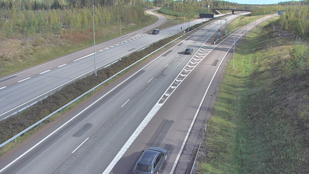 Weather Camera Image Väg 7 Lovisa, Marnadsbacken väst, Loviisa, Uusimaa