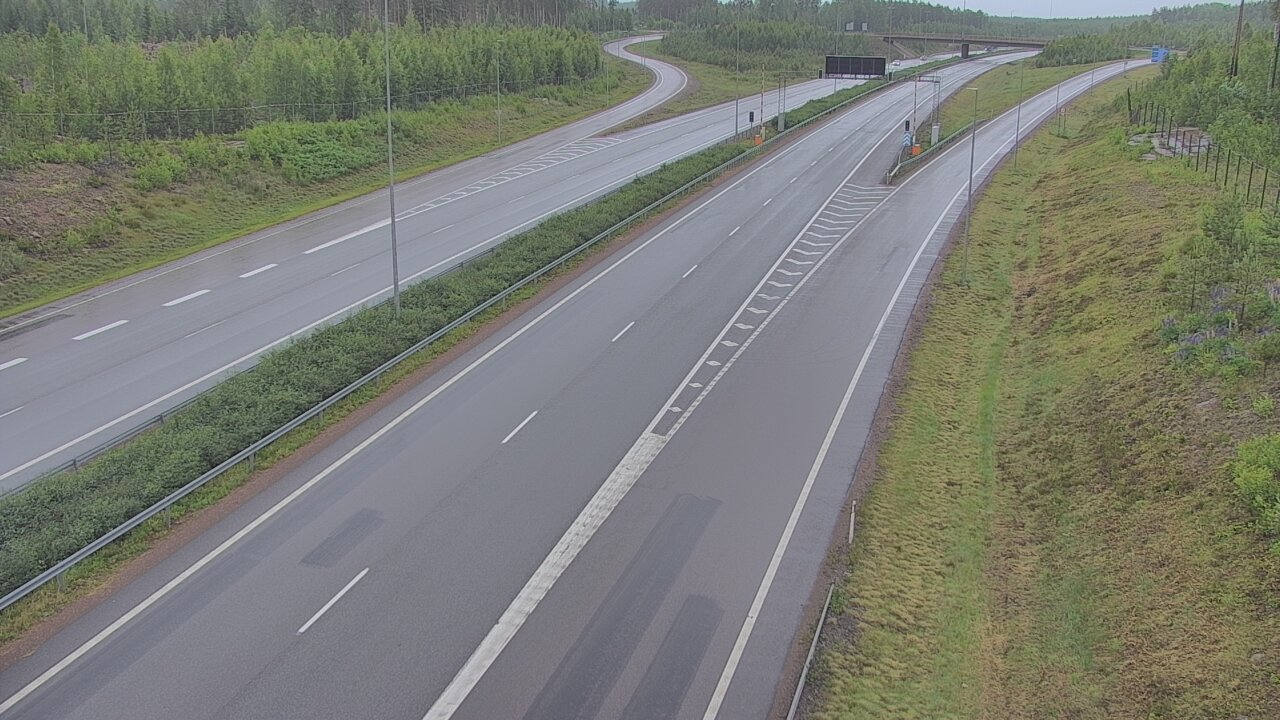 Weather Camera Image Väg 7 Lovisa, Marnadsbacken väst, Loviisa, Uusimaa