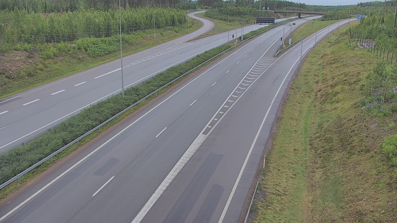Weather Camera Image Väg 7 Lovisa, Marnadsbacken väst, Loviisa, Uusimaa