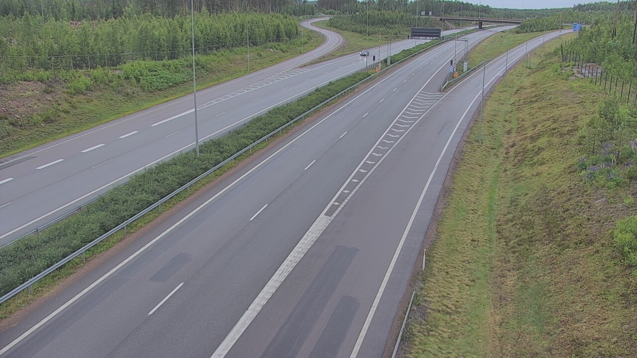 Weather Camera Image Väg 7 Lovisa, Marnadsbacken väst, Loviisa, Uusimaa