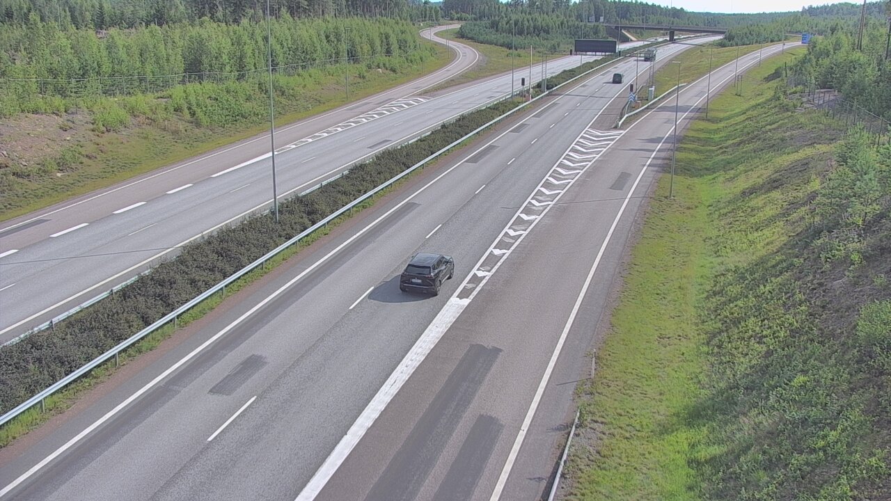Weather Camera Image Väg 7 Lovisa, Marnadsbacken väst, Loviisa, Uusimaa
