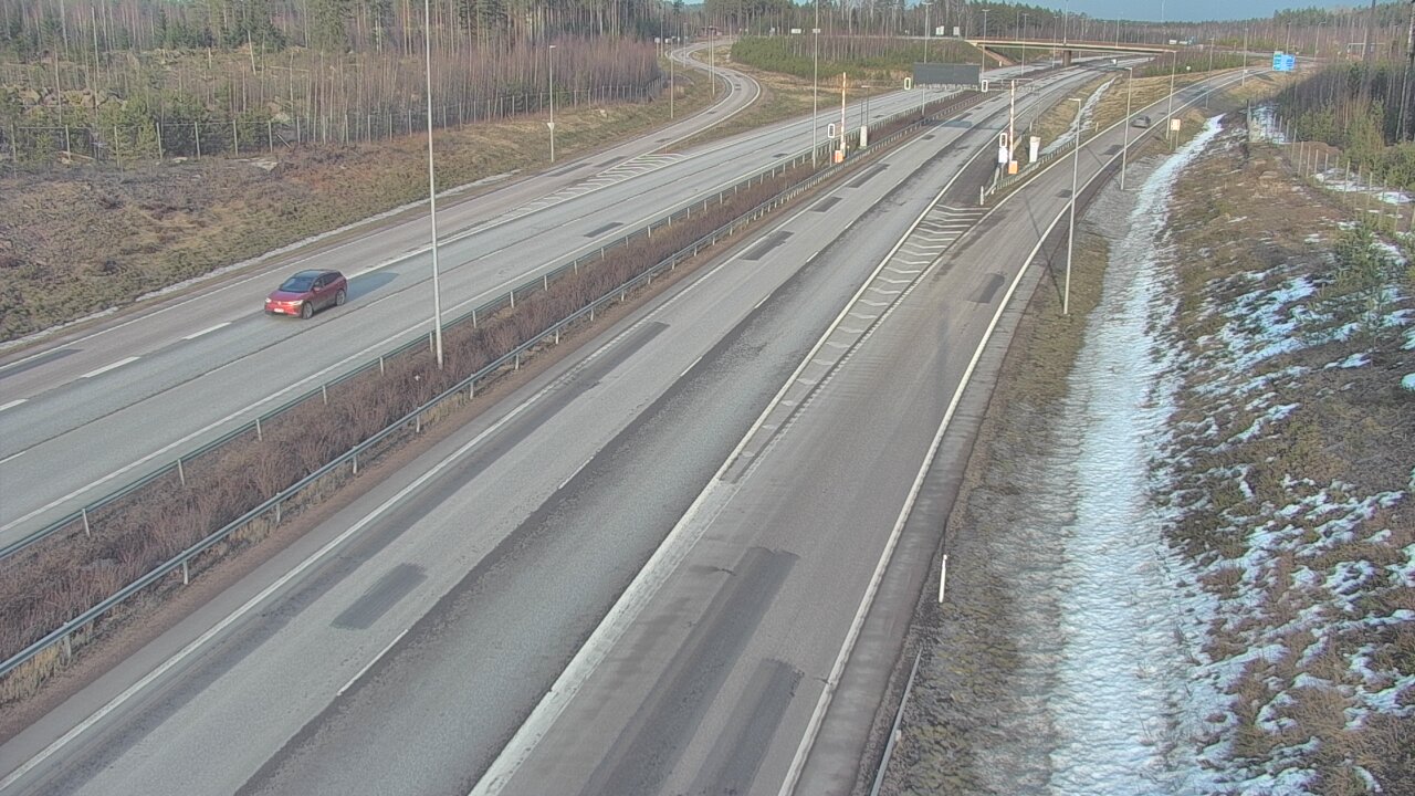 Weather Camera Image Road 7 Loviisa, Markkinamäki west, Loviisa, Uusimaa