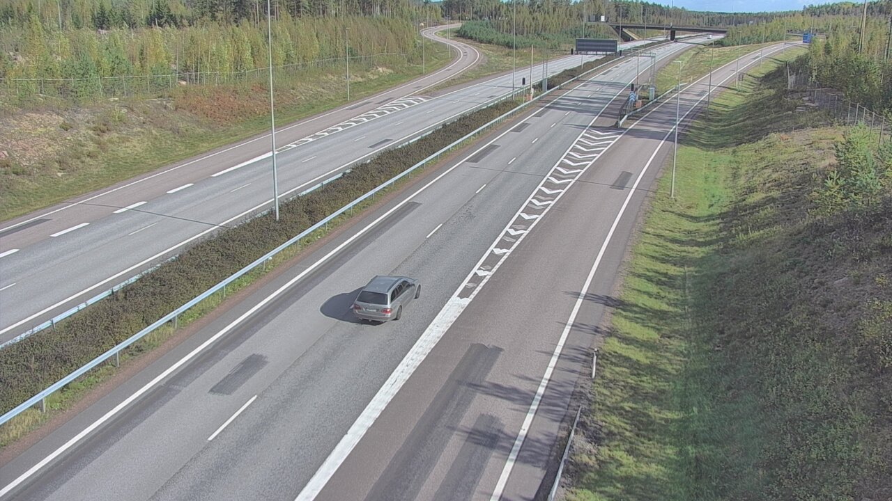 Weather Camera Image Väg 7 Lovisa, Marnadsbacken väst, Loviisa, Uusimaa