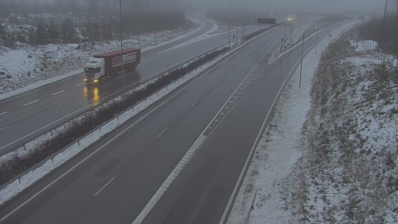 Weather Camera Image Väg 7 Lovisa, Marnadsbacken väst, Loviisa, Uusimaa