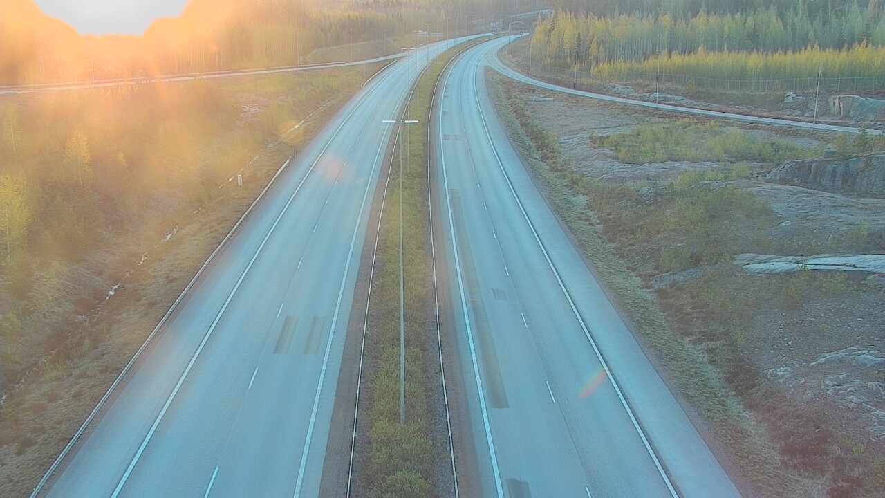Weather Camera Image Väg 7 Lovisa, Marnadsbacken 2, Loviisa, Uusimaa