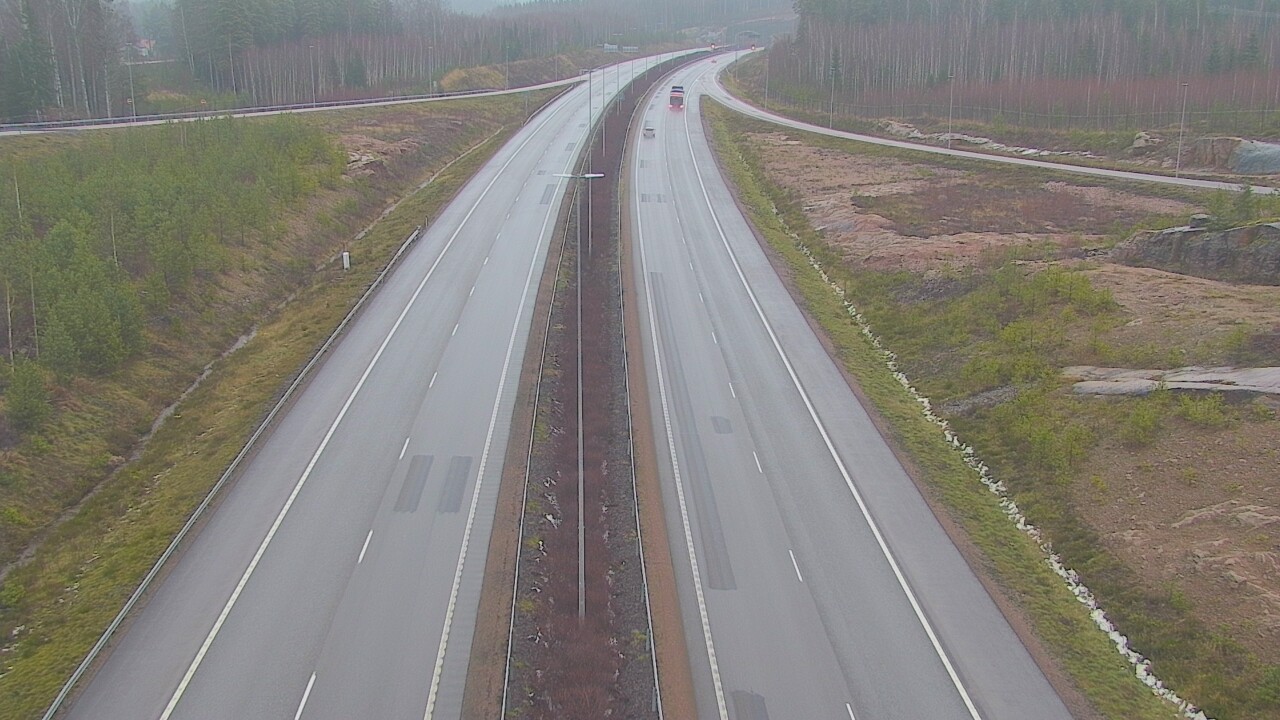 Weather Camera Image Väg 7 Lovisa, Marnadsbacken 2, Loviisa, Uusimaa