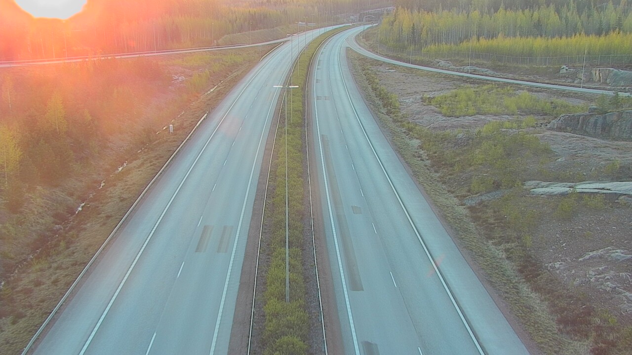 Weather Camera Image Väg 7 Lovisa, Marnadsbacken 2, Loviisa, Uusimaa