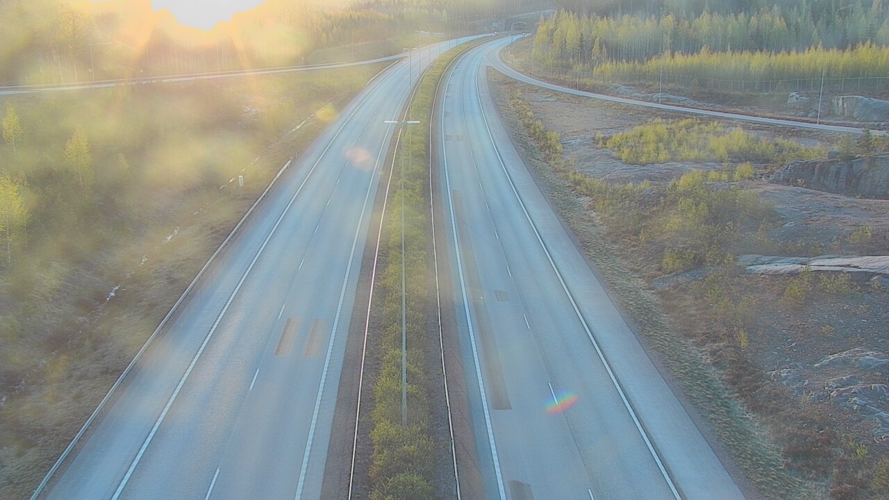 Weather Camera Image Väg 7 Lovisa, Marnadsbacken 2, Loviisa, Uusimaa
