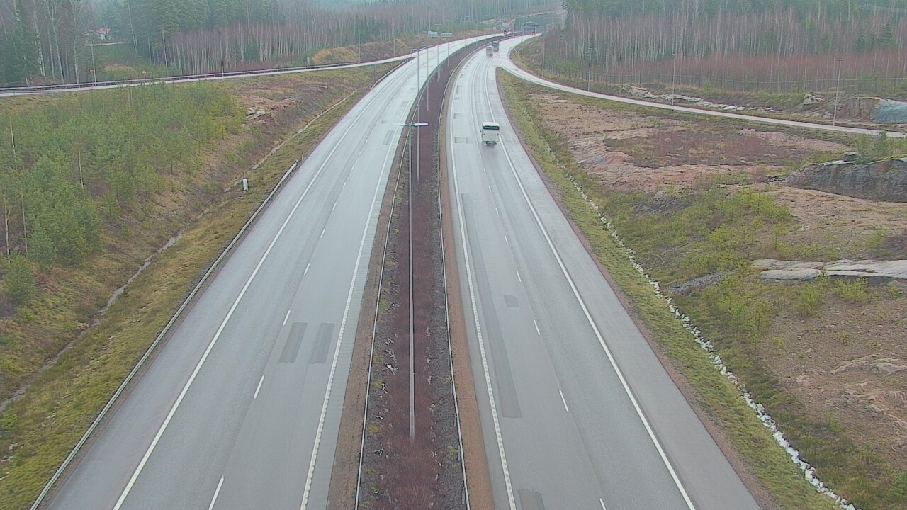 Weather Camera Image Väg 7 Lovisa, Marnadsbacken 2, Loviisa, Uusimaa