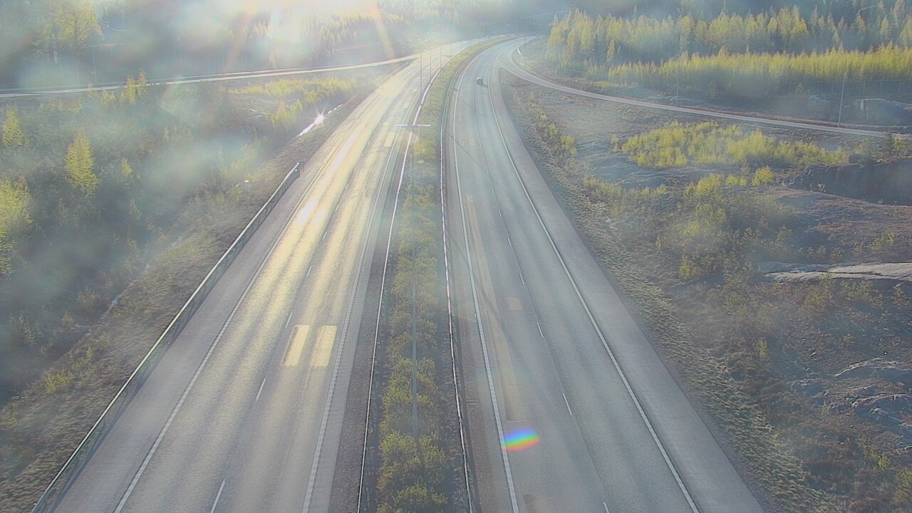 Weather Camera Image Väg 7 Lovisa, Marnadsbacken 2, Loviisa, Uusimaa