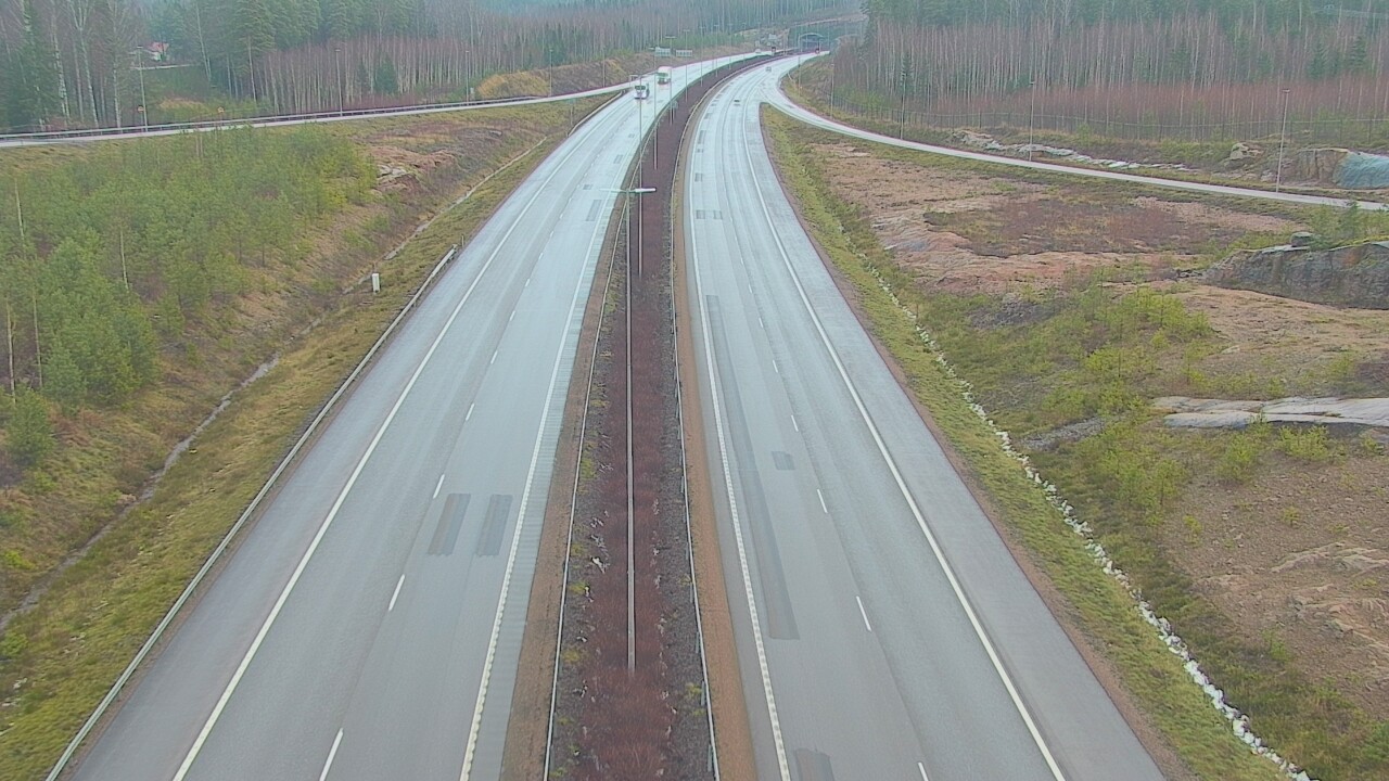 Weather Camera Image Väg 7 Lovisa, Marnadsbacken 2, Loviisa, Uusimaa