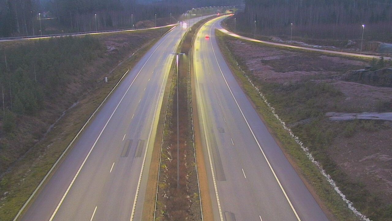 Weather Camera Image Väg 7 Lovisa, Marnadsbacken 2, Loviisa, Uusimaa