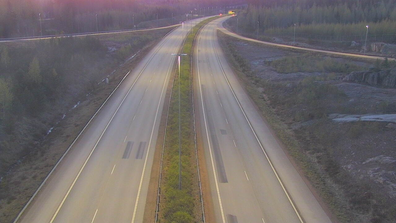 Weather Camera Image Väg 7 Lovisa, Marnadsbacken 2, Loviisa, Uusimaa