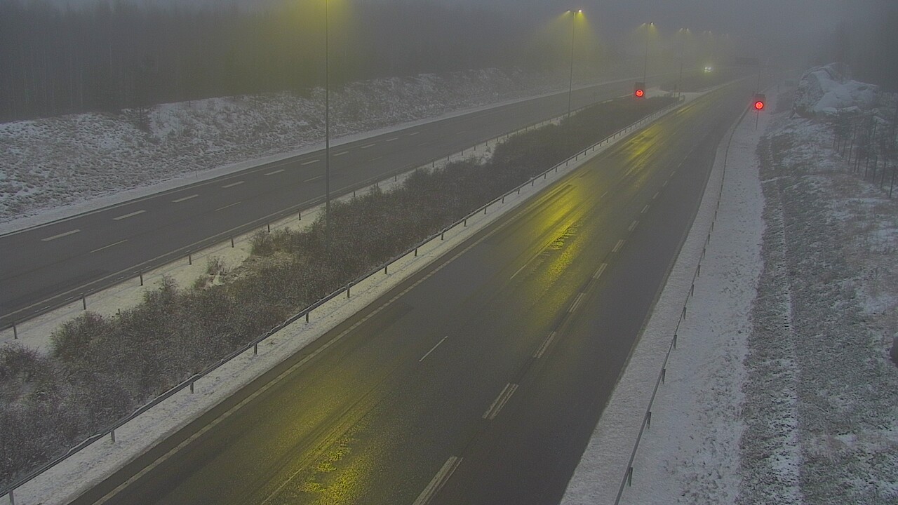 Kelikamerat Kuva Tie 7 Loviisa Markkinamäki, puomi, länsi, Loviisa, Uusimaa