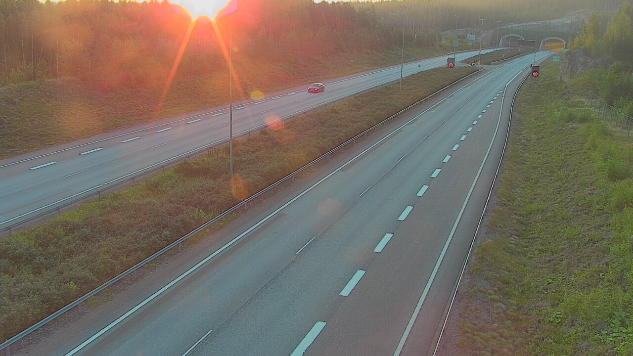 Weather Camera Image Road 7 Loviisa Markkinamäki, boom, west, Loviisa, Uusimaa