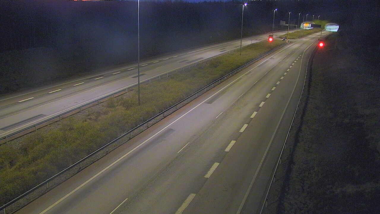 Kelikamerat Kuva Tie 7 Loviisa Markkinamäki, puomi, länsi, Loviisa, Uusimaa
