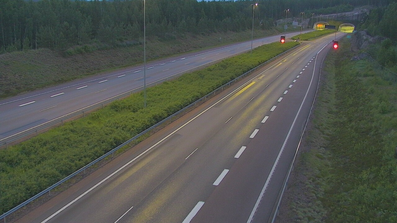 Kelikamerat Kuva Tie 7 Loviisa Markkinamäki, puomi, länsi, Loviisa, Uusimaa