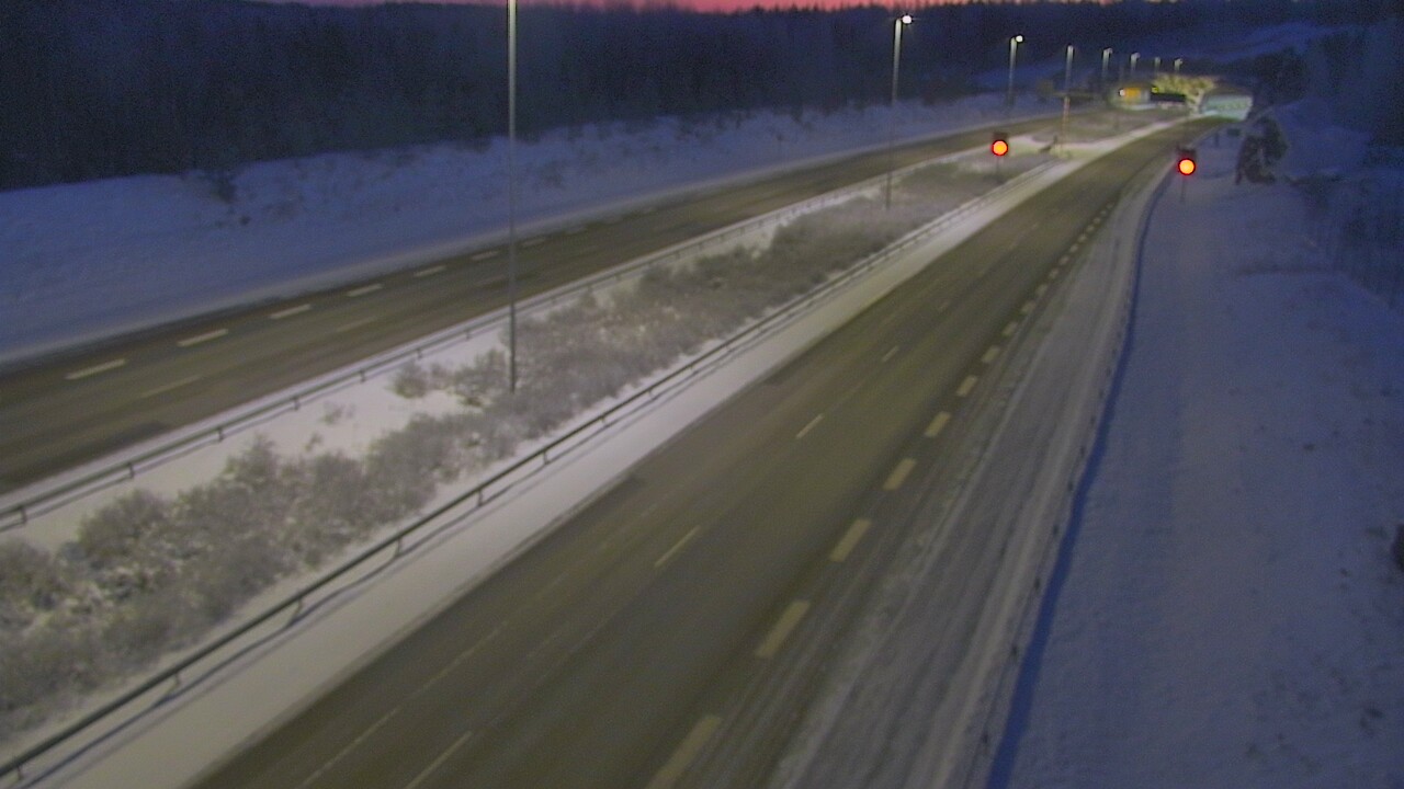 Kelikamerat Kuva Tie 7 Loviisa Markkinamäki, puomi, länsi, Loviisa, Uusimaa