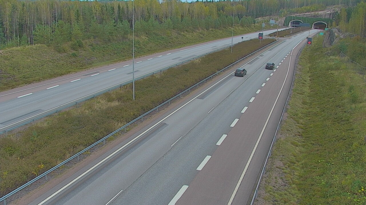 Kelikamerat Kuva Tie 7 Loviisa Markkinamäki, puomi, länsi, Loviisa, Uusimaa