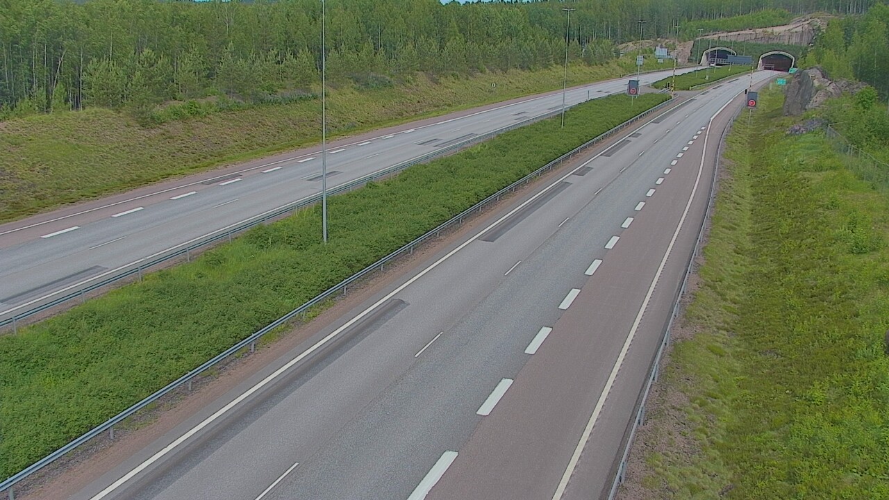 Kelikamerat Kuva Tie 7 Loviisa Markkinamäki, puomi, länsi, Loviisa, Uusimaa