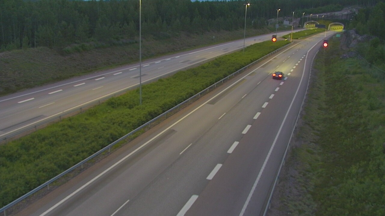 Kelikamerat Kuva Tie 7 Loviisa Markkinamäki, puomi, länsi, Loviisa, Uusimaa