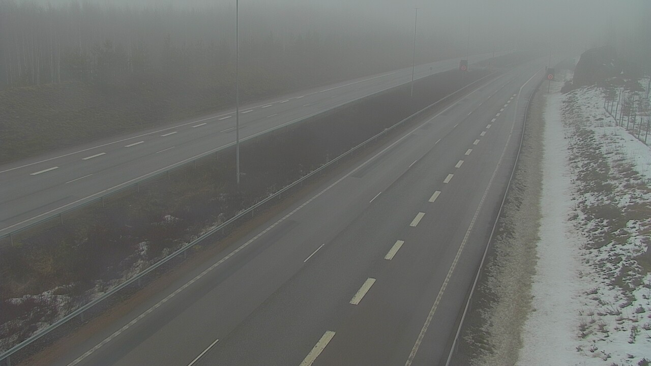 Kelikamerat Kuva Tie 7 Loviisa Markkinamäki, puomi, länsi, Loviisa, Uusimaa