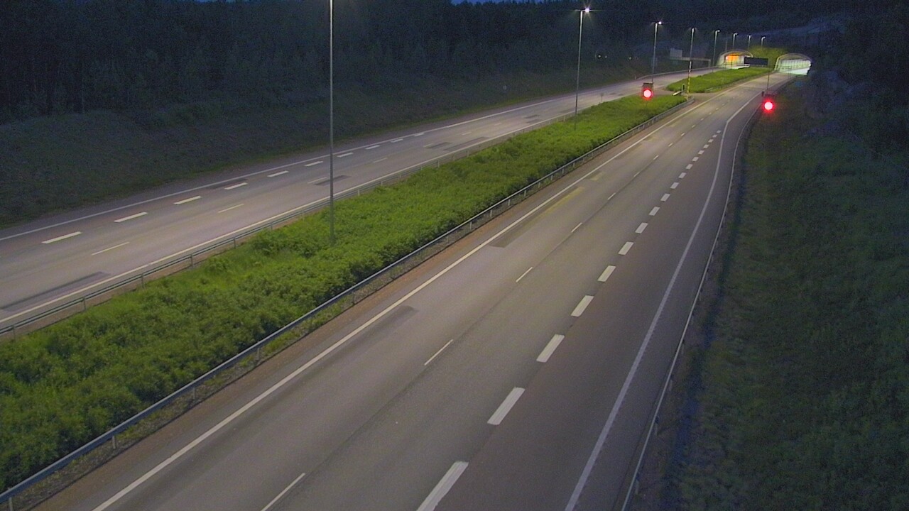 Kelikamerat Kuva Tie 7 Loviisa Markkinamäki, puomi, länsi, Loviisa, Uusimaa