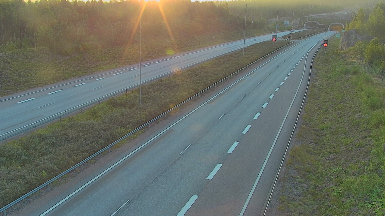 Weather Camera Image Road 7 Loviisa Markkinamäki, boom, west, Loviisa, Uusimaa