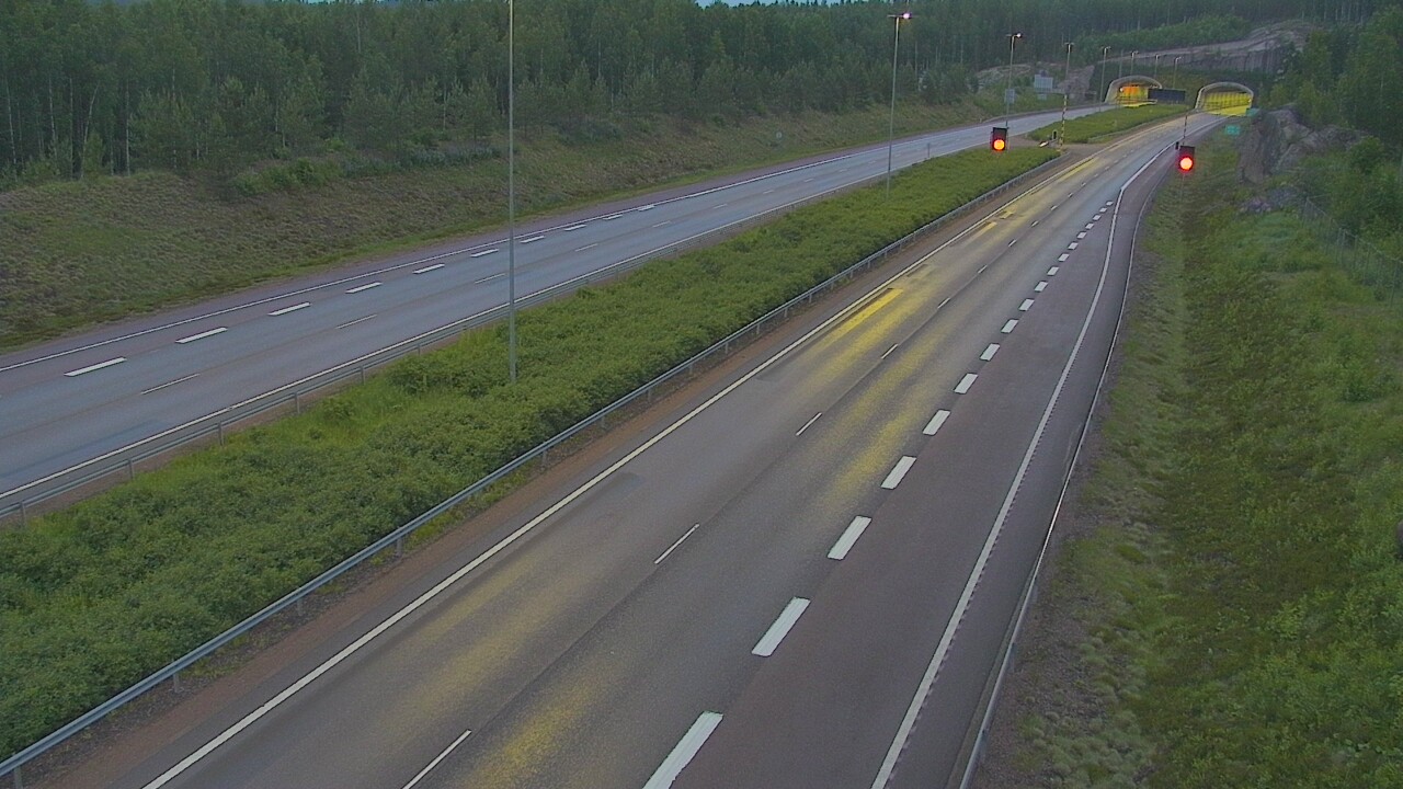 Kelikamerat Kuva Tie 7 Loviisa Markkinamäki, puomi, länsi, Loviisa, Uusimaa