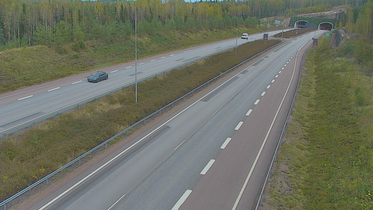Kelikamerat Kuva Tie 7 Loviisa Markkinamäki, puomi, länsi, Loviisa, Uusimaa