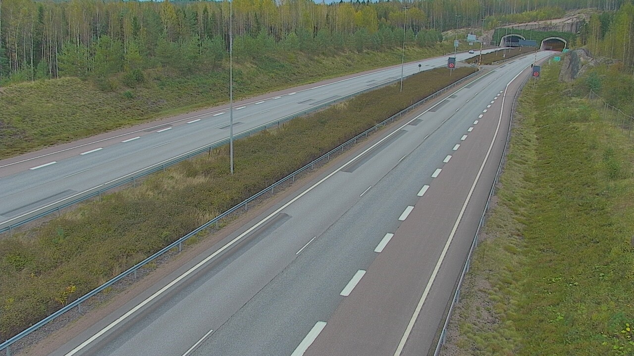 Kelikamerat Kuva Tie 7 Loviisa Markkinamäki, puomi, länsi, Loviisa, Uusimaa