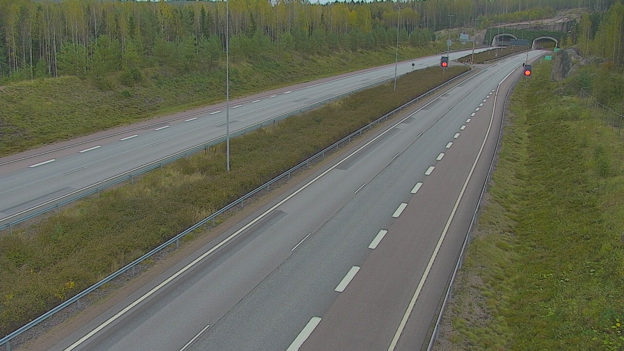 Kelikamerat Kuva Tie 7 Loviisa Markkinamäki, puomi, länsi, Loviisa, Uusimaa