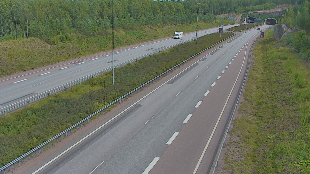 Kelikamerat Kuva Tie 7 Loviisa Markkinamäki, puomi, länsi, Loviisa, Uusimaa