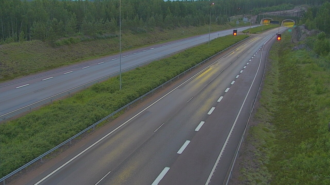 Kelikamerat Kuva Tie 7 Loviisa Markkinamäki, puomi, länsi, Loviisa, Uusimaa