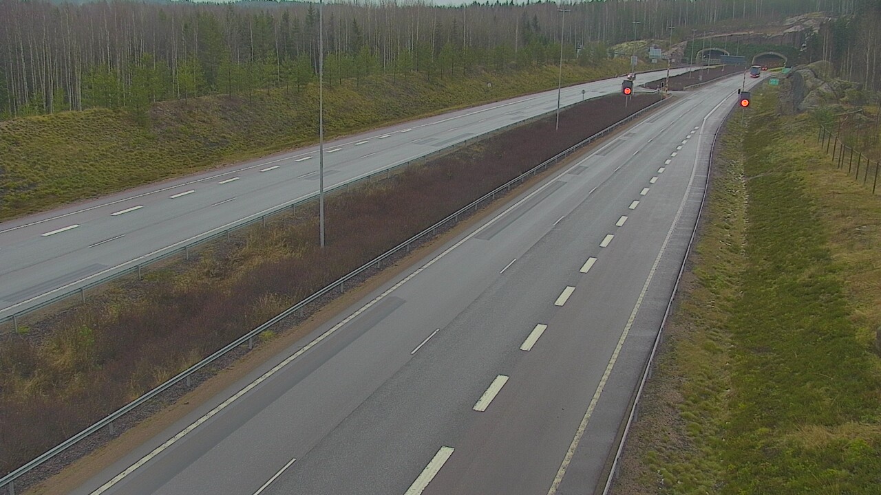 Weather Camera Image Väg 7 Lovisa Marnadsbacken , bom, väst, Loviisa, Uusimaa