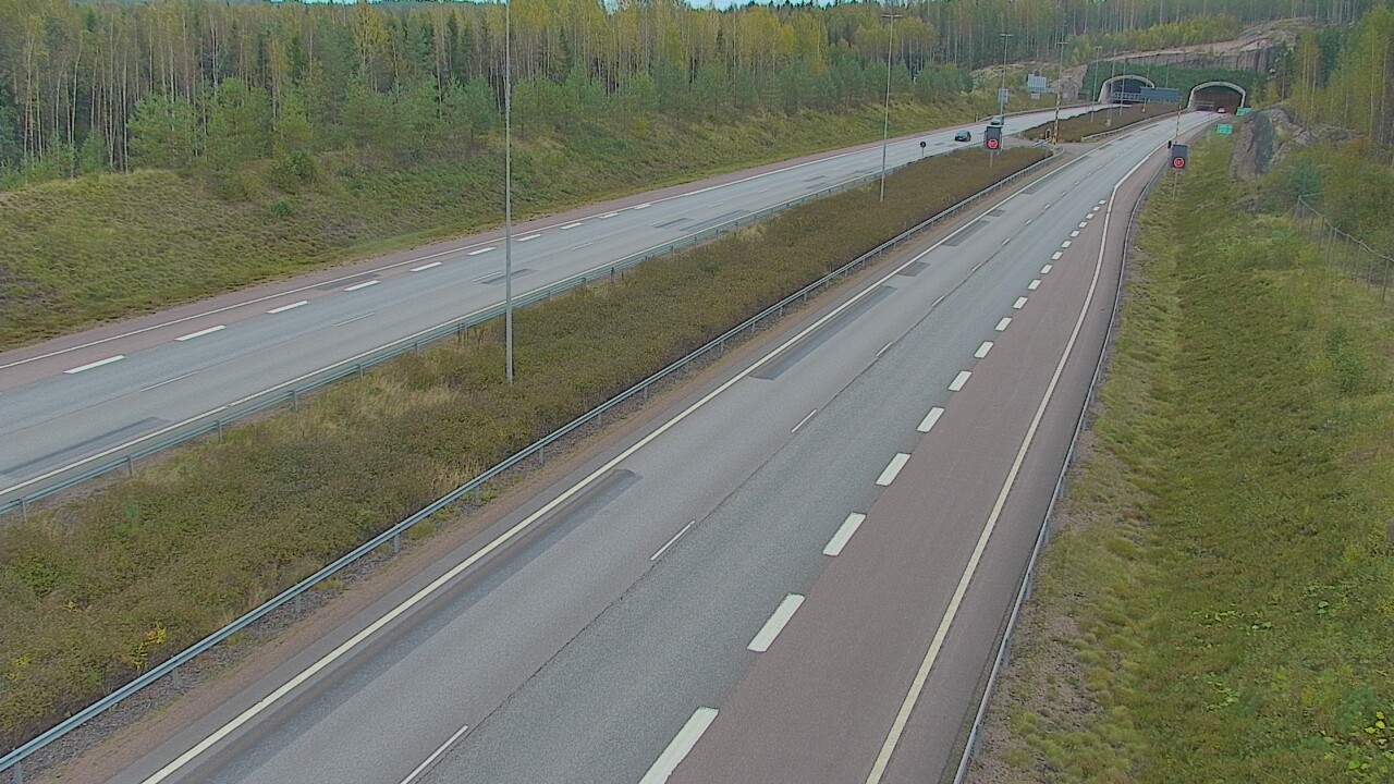 Kelikamerat Kuva Tie 7 Loviisa Markkinamäki, puomi, länsi, Loviisa, Uusimaa