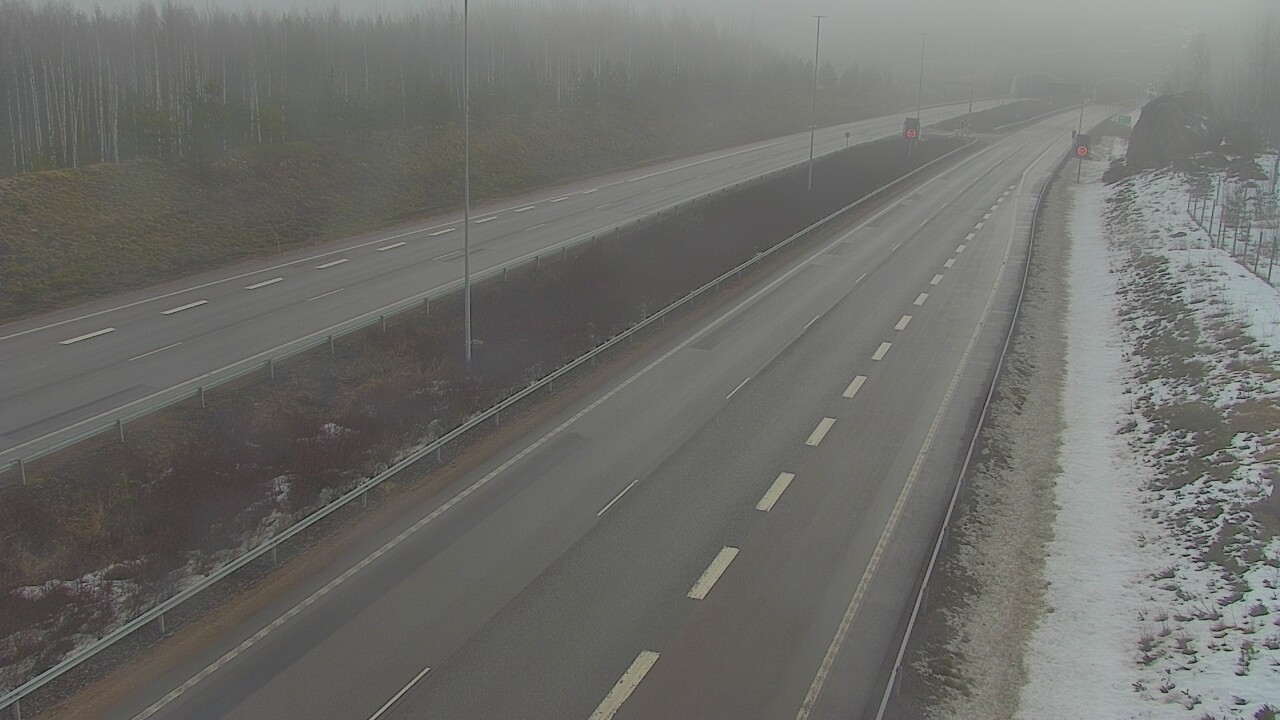 Kelikamerat Kuva Tie 7 Loviisa Markkinamäki, puomi, länsi, Loviisa, Uusimaa