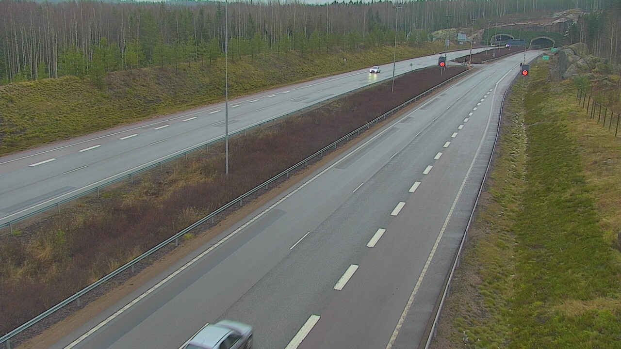 Weather Camera Image Väg 7 Lovisa Marnadsbacken , bom, väst, Loviisa, Uusimaa