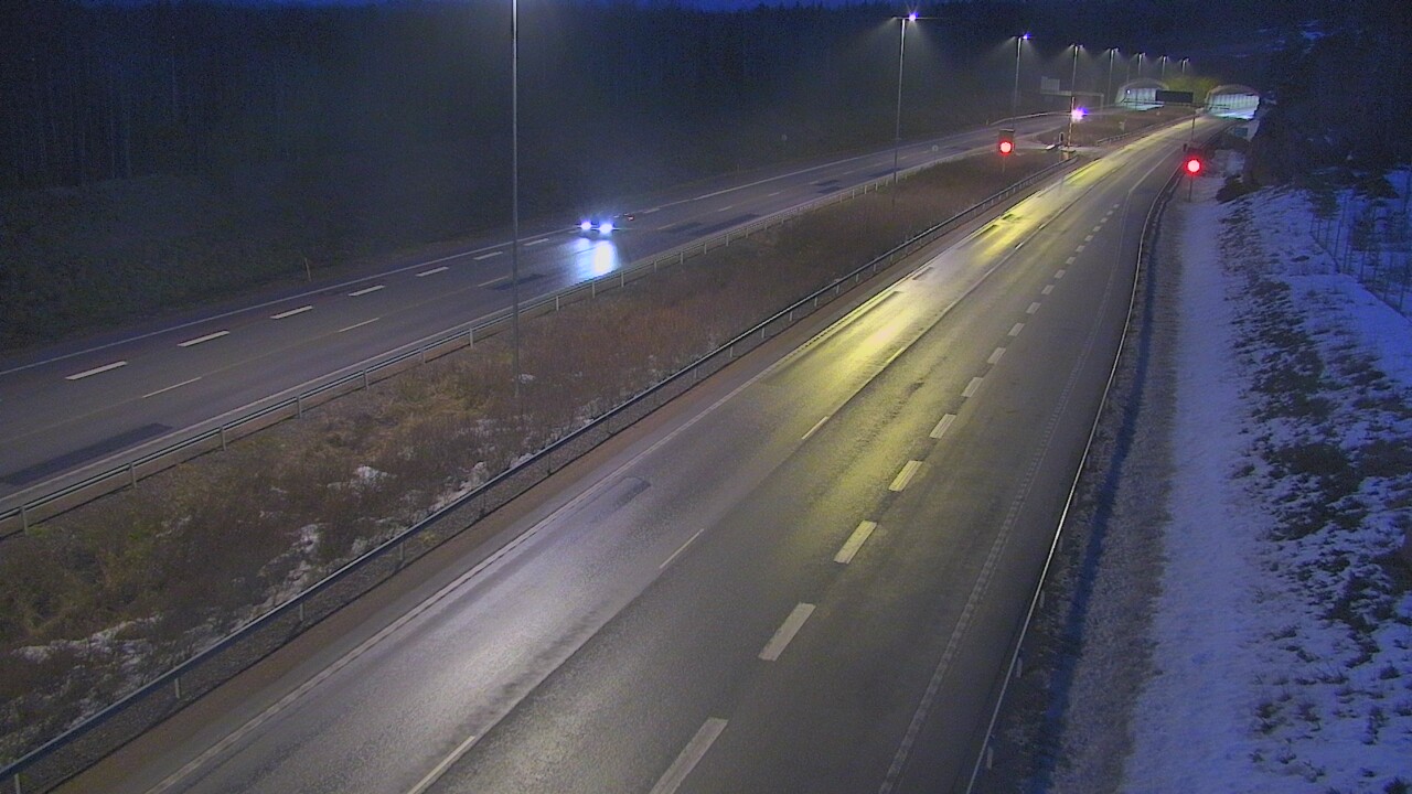 Kelikamerat Kuva Tie 7 Loviisa Markkinamäki, puomi, länsi, Loviisa, Uusimaa