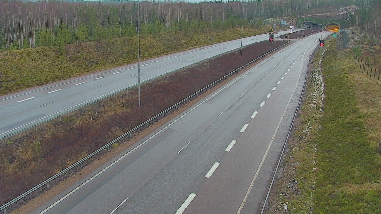 Weather Camera Image Road 7 Loviisa Markkinamäki, boom, west, Loviisa, Uusimaa