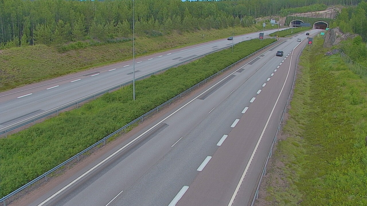 Kelikamerat Kuva Tie 7 Loviisa Markkinamäki, puomi, länsi, Loviisa, Uusimaa