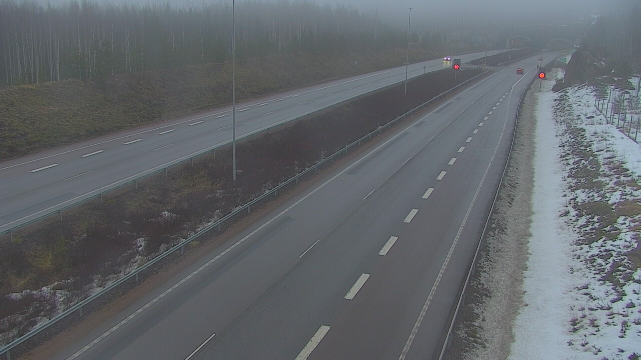 Kelikamerat Kuva Tie 7 Loviisa Markkinamäki, puomi, länsi, Loviisa, Uusimaa