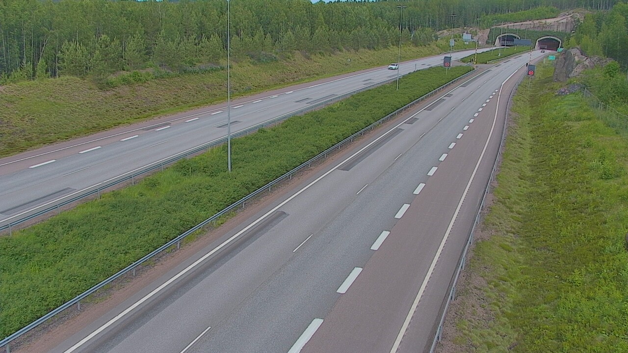 Kelikamerat Kuva Tie 7 Loviisa Markkinamäki, puomi, länsi, Loviisa, Uusimaa