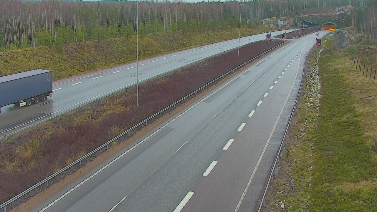 Weather Camera Image Road 7 Loviisa Markkinamäki, boom, west, Loviisa, Uusimaa